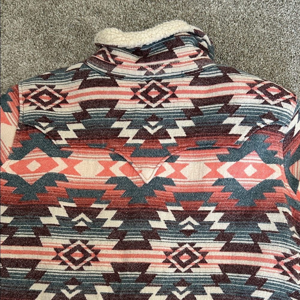 Wrangler Womens Multicolor Patterned Jacket Sherp… - image 6
